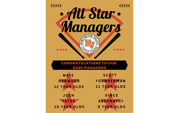 All Star Managers Announced