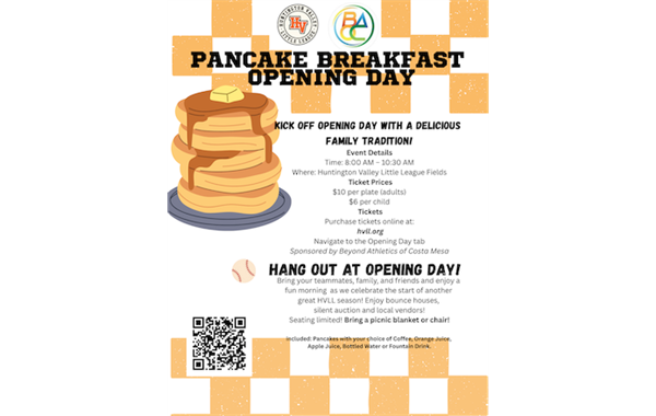 Opening Day Pancake Breakfast